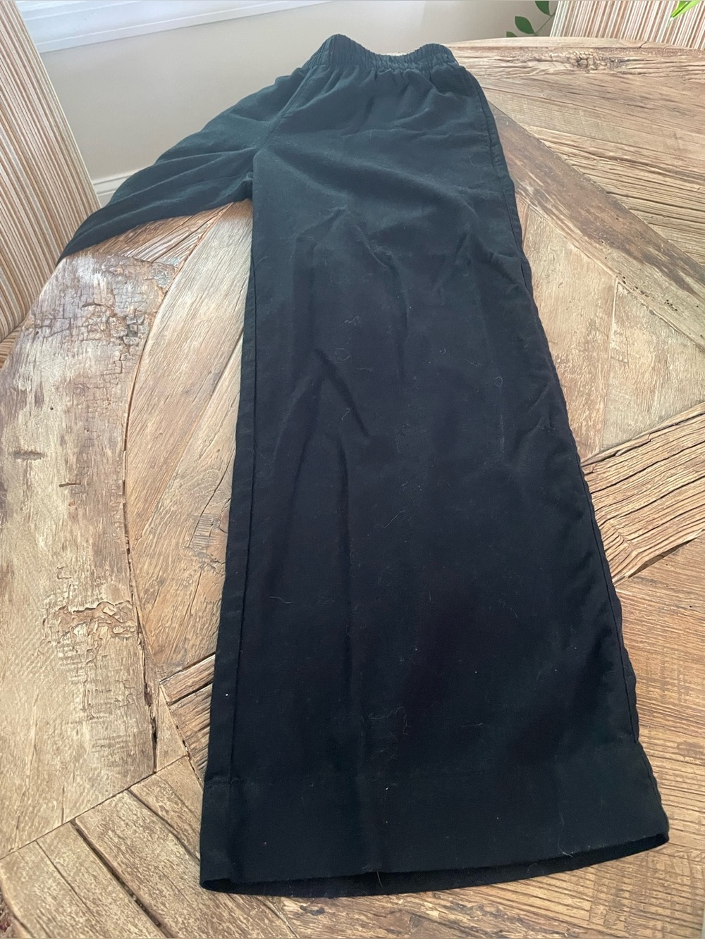 Women’s Old Navy Black Wide Leg Linen Blend Pants